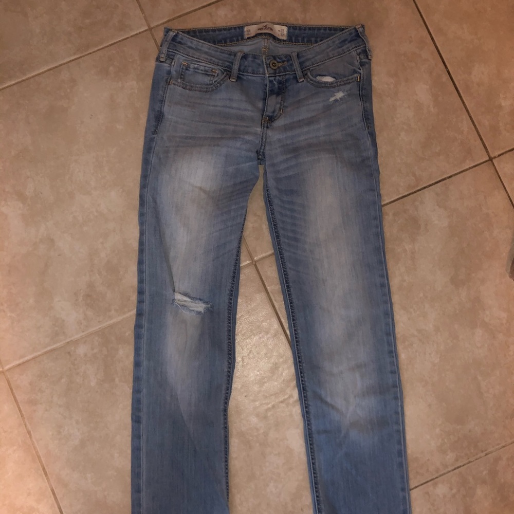 LIGHT BLUE DENIM WOMEN’S HOLLISTER JEANS SIZE 5